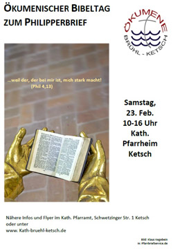 Einladung zum BibelTag mit Bild von Klaus Kegebein