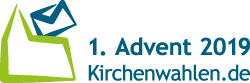 Logo: Kirchenwahlen am 1. Advent 2019