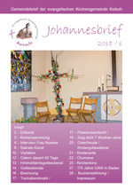 Titelblatt Johannesbrief 2018/01