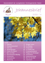 Titelblatt Johannesbrief 2021/03
